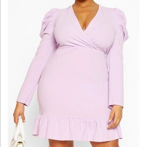 BooHoo lavender dress!
